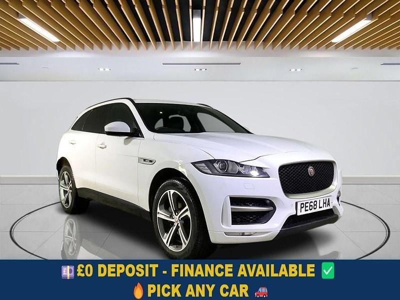 White Used 2018 Jaguar F-Pace R-Sport SUV | £18,199 (Fair price) - Image 1/4