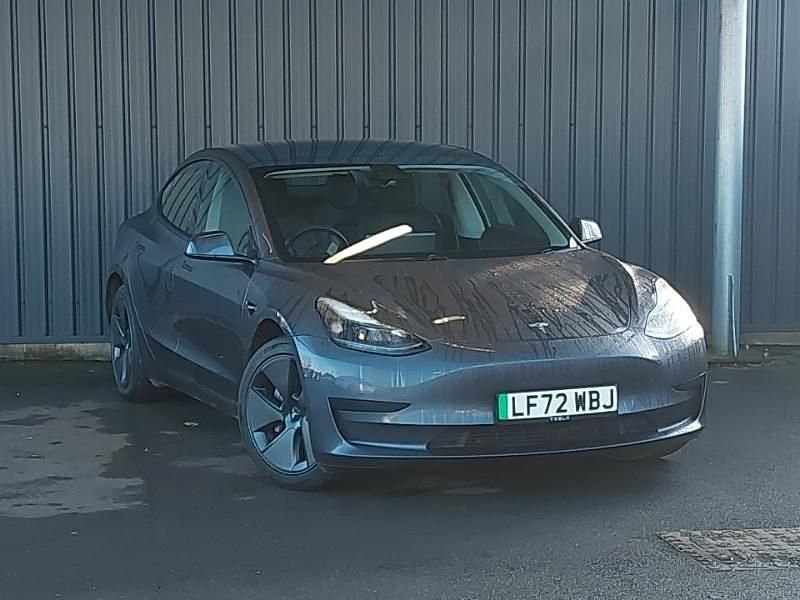 Grey Used 2022 Tesla Model 3 RWD Sedan | £18,998 (Expensive) - Image 1/4
