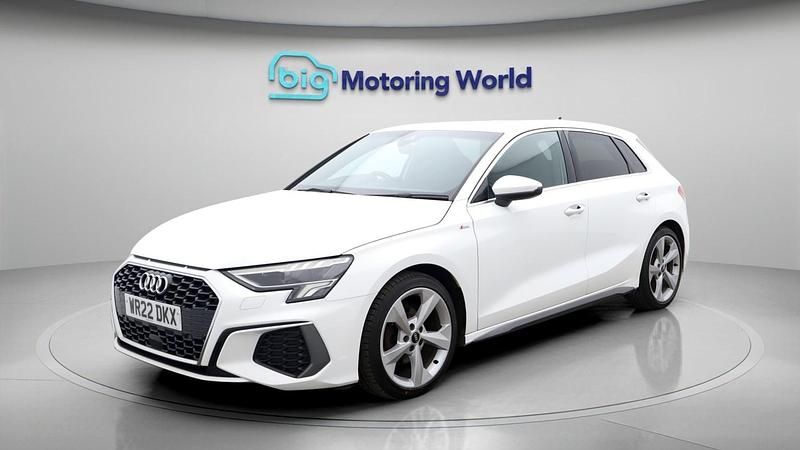Used Audi A3 Sportback S-Line 2022 White Hatchback