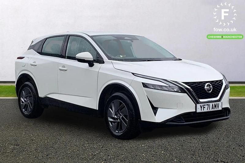 White Used 2021 Nissan Qashqai Acenta Premium SUV | £15,299 (Good price) - Image 1/3