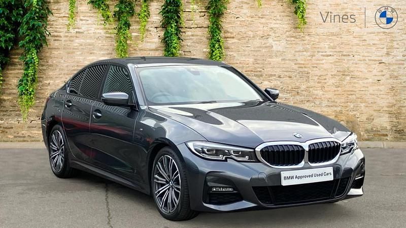 Grey Used 2021 BMW 320 M Sport Sedan | £23,746 (Fair price) - Image 1/4