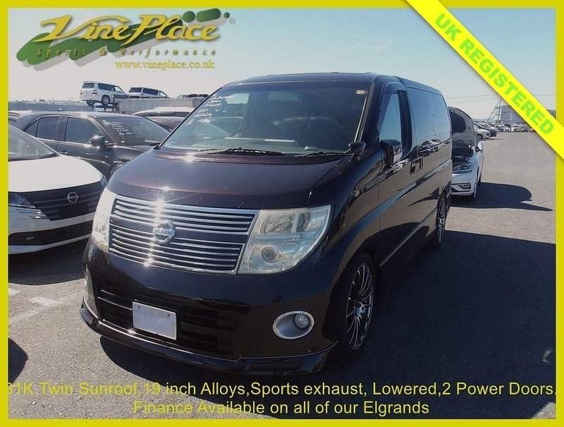 Used Nissan Elgrand 2008 Black MPV