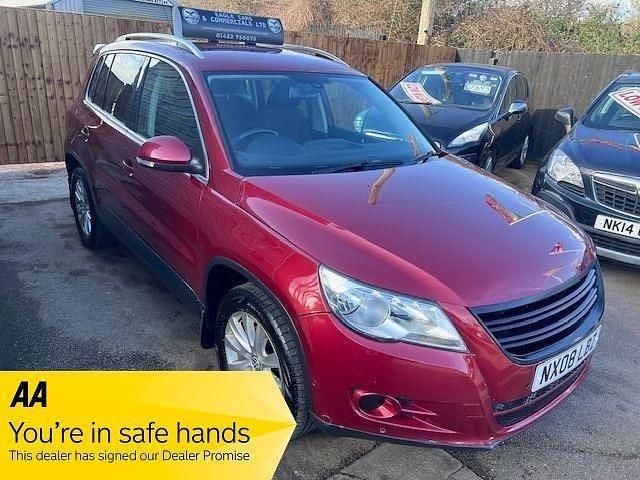 Red Used 2008 VW Tiguan SE SUV | £3,495 (Fair price) - Image 1/4