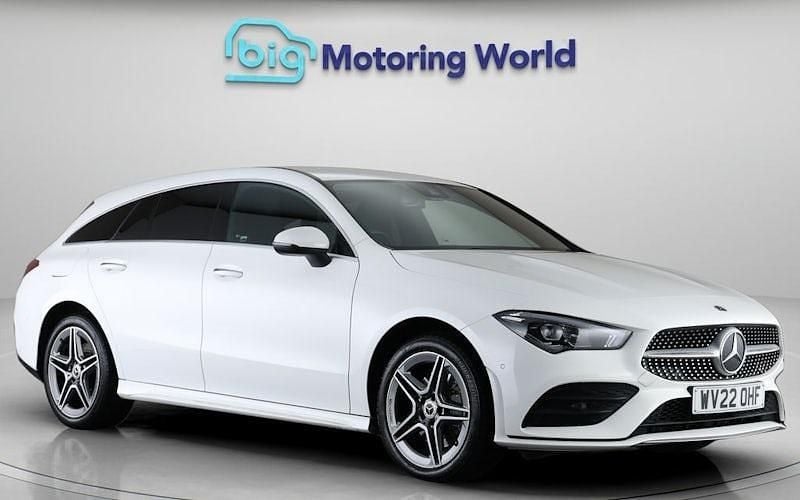 Used 2022 Mercedes CLA250e Shooting Brake AMG line Estate | £20,300 (Good price) - Image 1/4