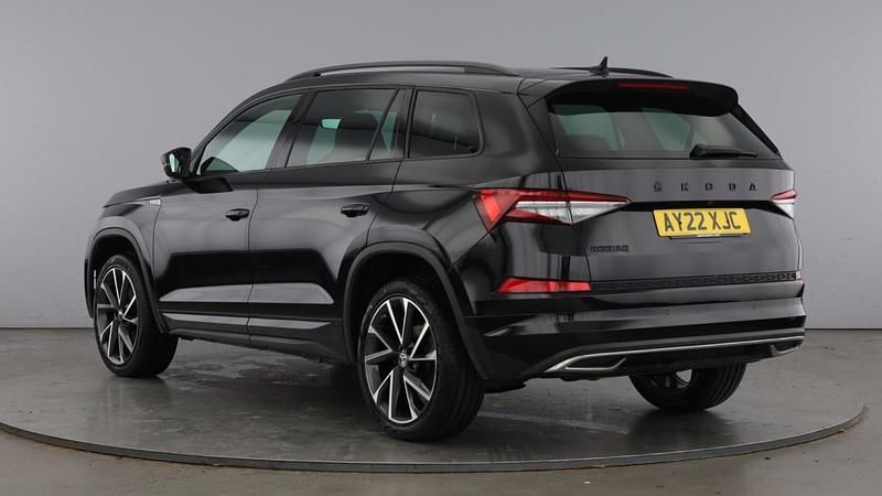 Used Skoda Kodiaq SportLine 150 HP (110 kW) 2022 Black magic pearl effect SUV