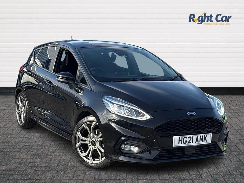 Black Used 2021 Ford Fiesta ST-Line Hatchback | £11,699 (Fair price) - Image 1/4