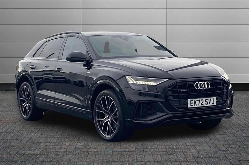 Mythos black Used 2022 Audi Q8 Black Edition SUV | £48,850 (Fair price) - Image 1/4