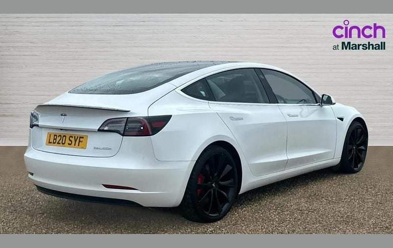 Used Tesla Model 3 Performance 335 kW (456 HP) 2020 White Sedan