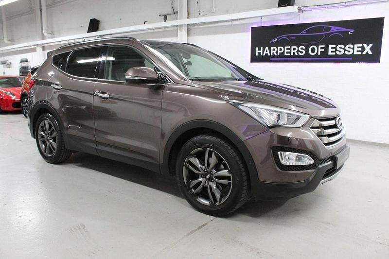Used Hyundai Santa Fe Premium SE 194 HP (142 kW) 2015 Brown SUV