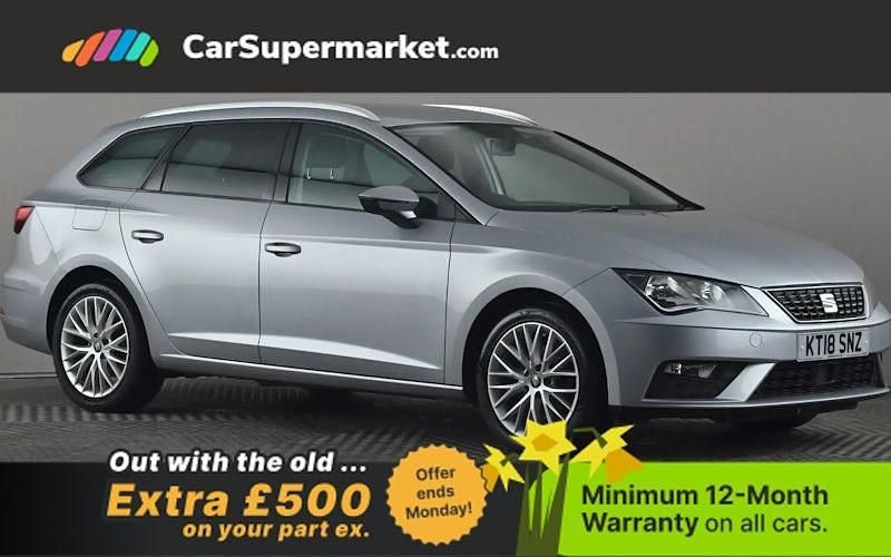 Used Seat Leon SE Dynamic 116 HP (85 kW) 2018 Silver Estate