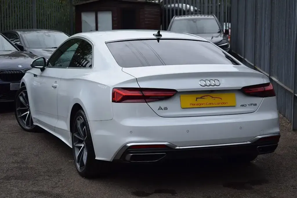 Used Audi A5 S-Line 204 HP (150 kW) 2020 White Coupe
