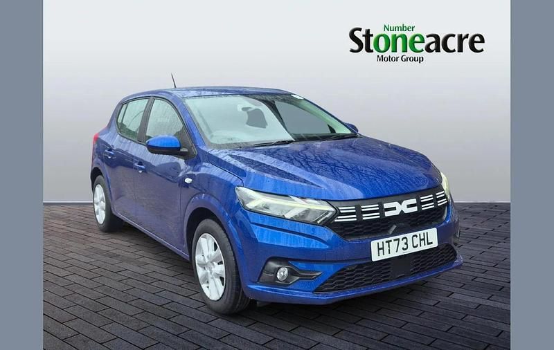 Blue Used 2023 Dacia Sandero Expression Hatchback | £10,995 (Good price) - Image 1/4
