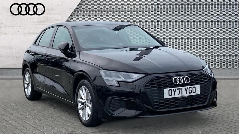 Black Used 2021 Audi A3 Hatchback | £16,779 (Fair price) - Image 1/4