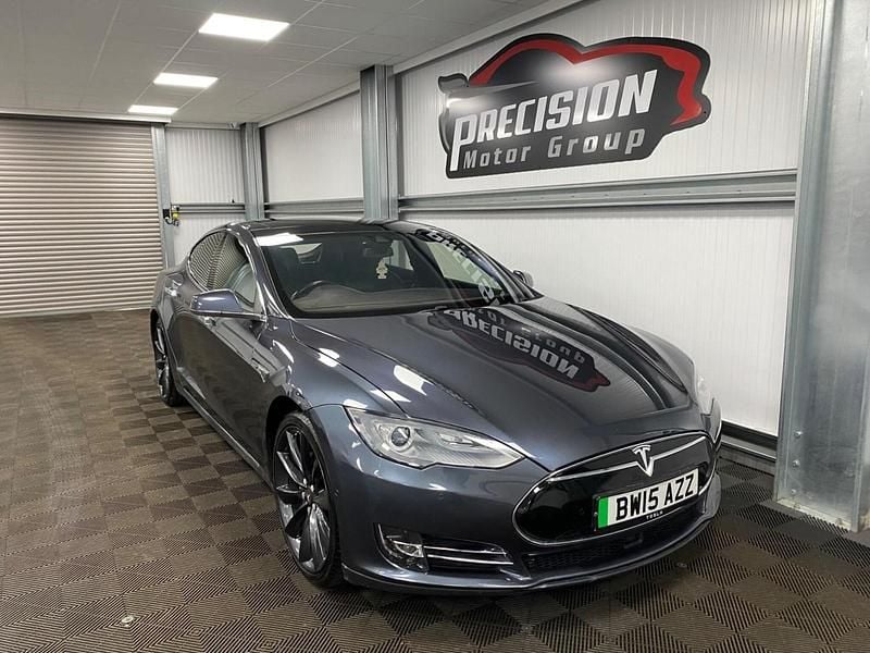 Grey Used 2015 Tesla Model S Hatchback | £12,995 (Fair price) - Image 1/4
