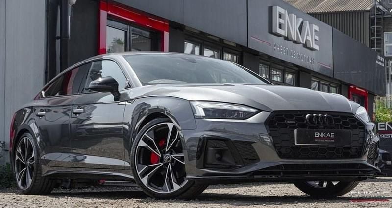 Grey Used 2022 Audi A5 Sportback Black Edition Hatchback | £30,995 (Expensive) - Image 1/4