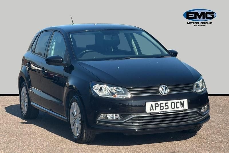Black Used 2016 VW Polo SE Hatchback | £8,495 (Good price) - Image 1/3