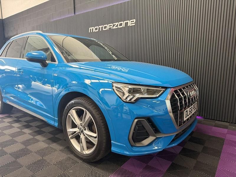 Used Audi Q3 S-Line 150 HP (110 kW) 2019 Blue SUV
