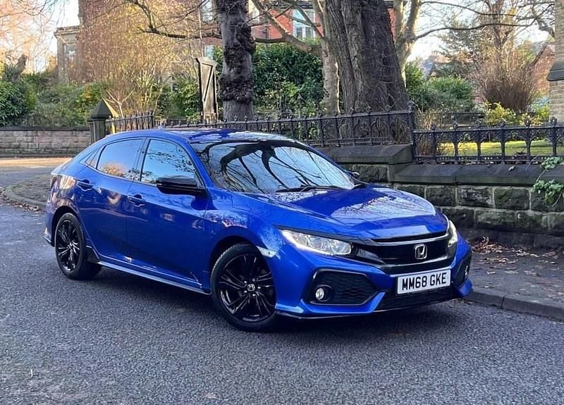 Used Honda Civic Sport 126 HP (92 kW) 2019 Blue Hatchback
