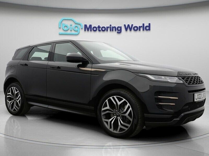 Black Used 2022 Land Rover Range Rover evoque HSE Dynamic SUV | £25,600 (Fair price) - Image 1/4
