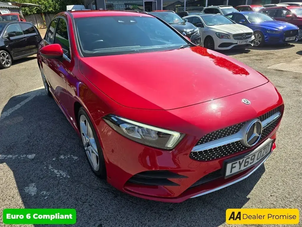 Used Mercedes A180 Executive 116 HP (85 kW) 2019 Red Hatchback
