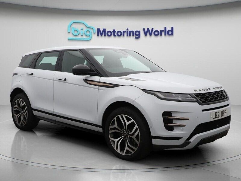 White Used 2021 Land Rover Range Rover evoque HSE Dynamic Estate | £22,000 (Good price) - Image 1/4