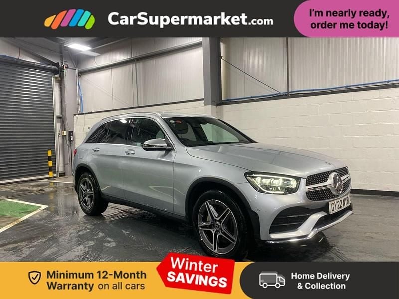 Silver Used 2022 Mercedes GLC300 AMG line SUV | £27,197 (Super price) - Image 1/3