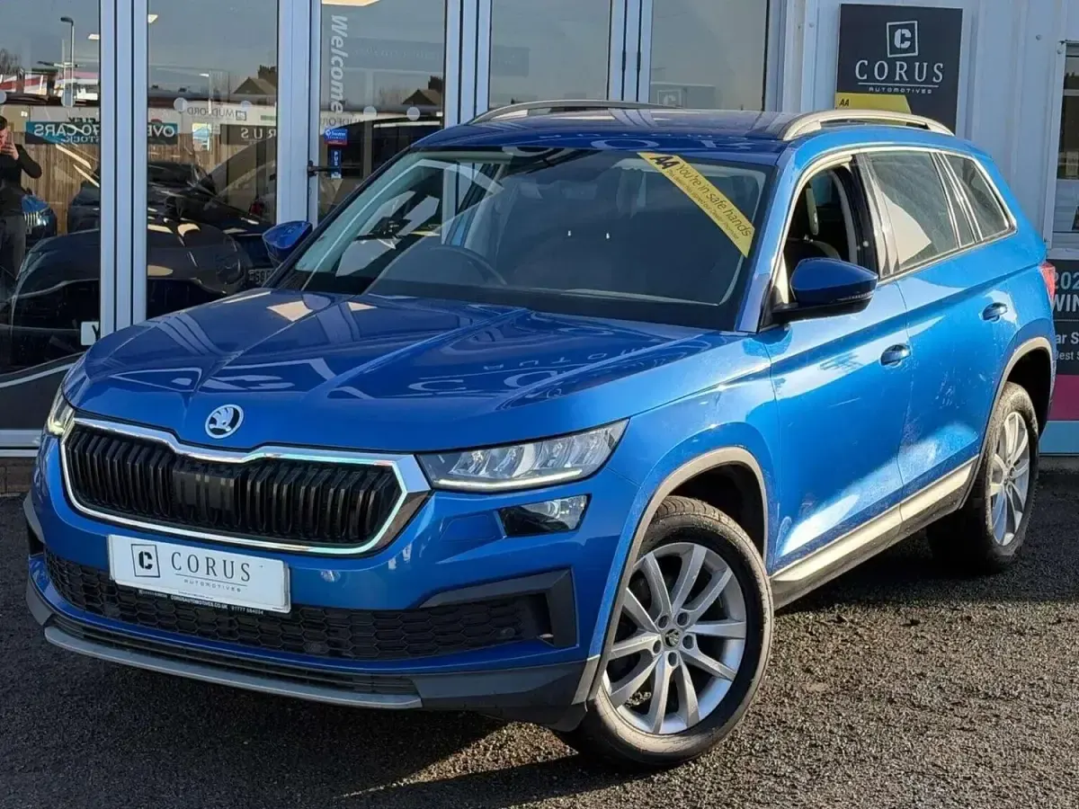 Used Skoda Kodiaq SE 150 HP (110 kW) 2021 Blue SUV