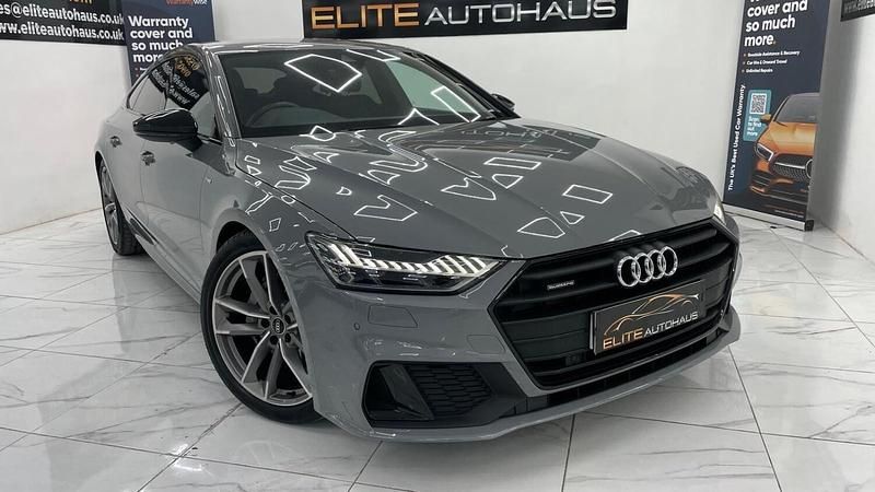 Grey Used 2022 Audi A7 Black Edition Hatchback | £31,495 (Fair price) - Image 1/4
