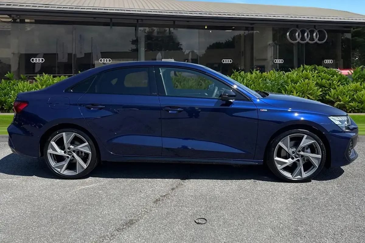 New Audi A3 Black Edition 2026 Blue Sedan