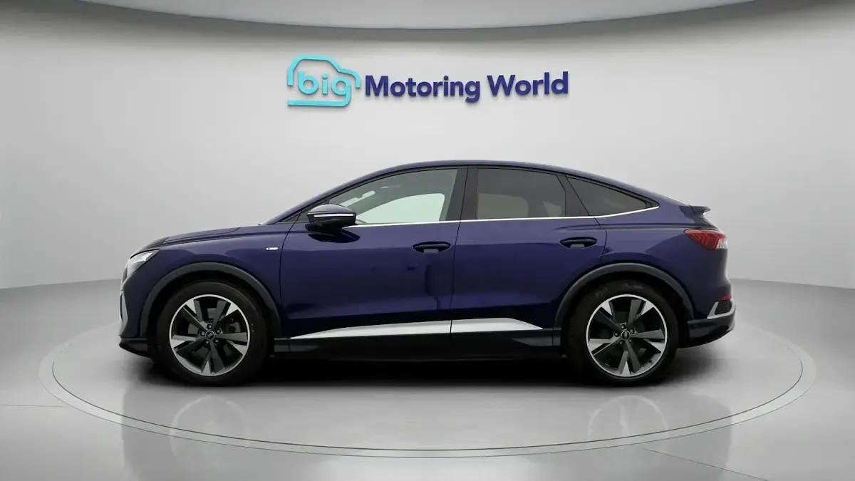 Used Audi Q4 Sportback e-tron S-Line 2023 Blue SUV