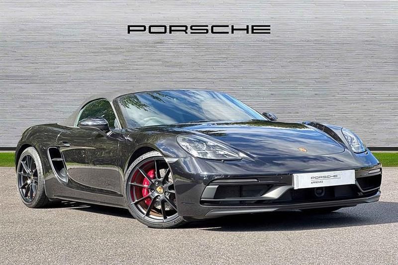 Jet black Used 2021 Porsche Boxster Cabriolet | £66,950 (A bit pricey) - Image 1/4