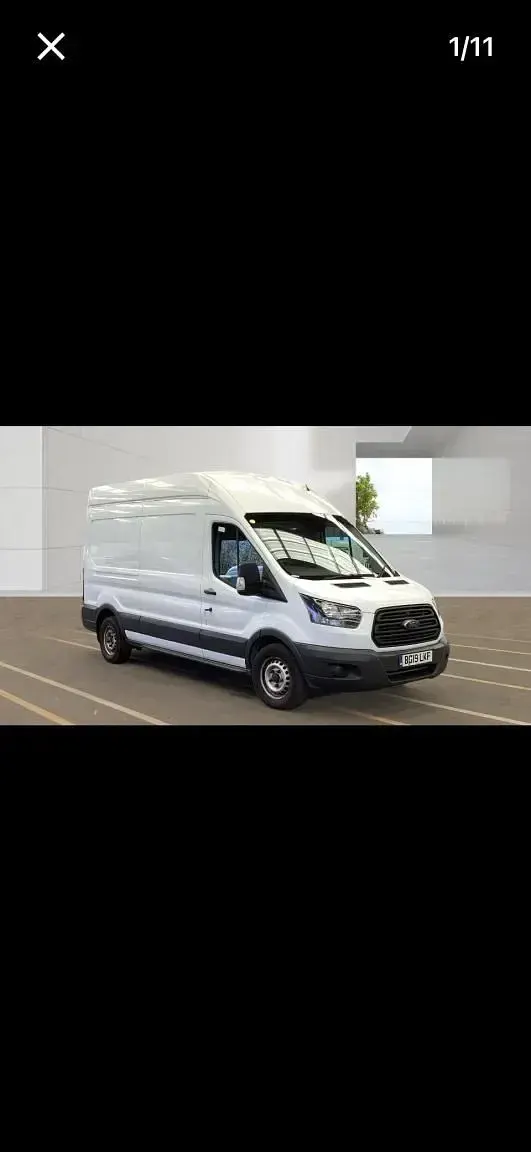 Usado Ford Transit 105 HP (77 kW) 2019 Branco Van