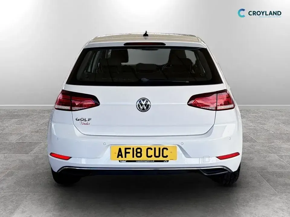 Used VW Golf VII SE 110 HP (80 kW) 2018 White Hatchback
