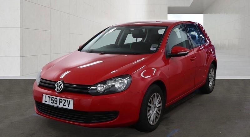 Used VW Golf VI S 122 HP (89 kW) 2010 Red Hatchback