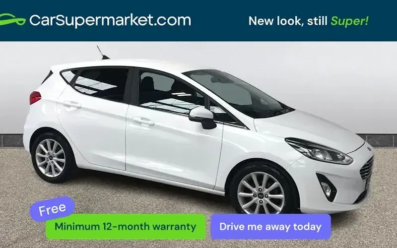 Usado Ford Fiesta Titanium 125 HP (91 kW) 2019 Branco Citadino