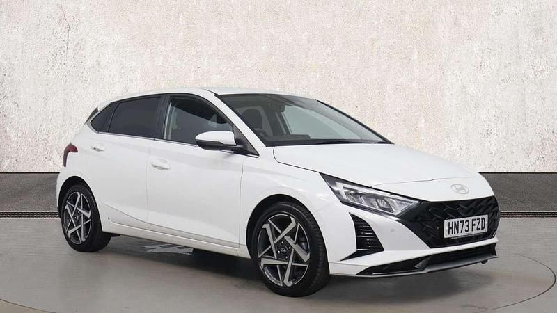 White Used 2023 Hyundai i20 Premium Hatchback | £16,993 (Fair price) - Image 1/4