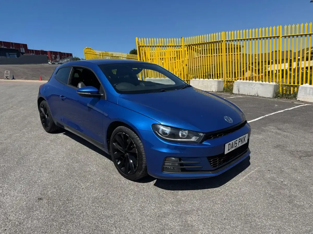 Used VW Scirocco GT 147 HP (108 kW) 2015 Blue Coupe