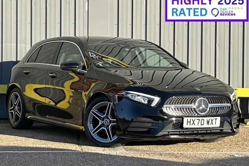 Used Mercedes A180 AMG Line Premium 116 HP (85 kW) 2020 Black Hatchback