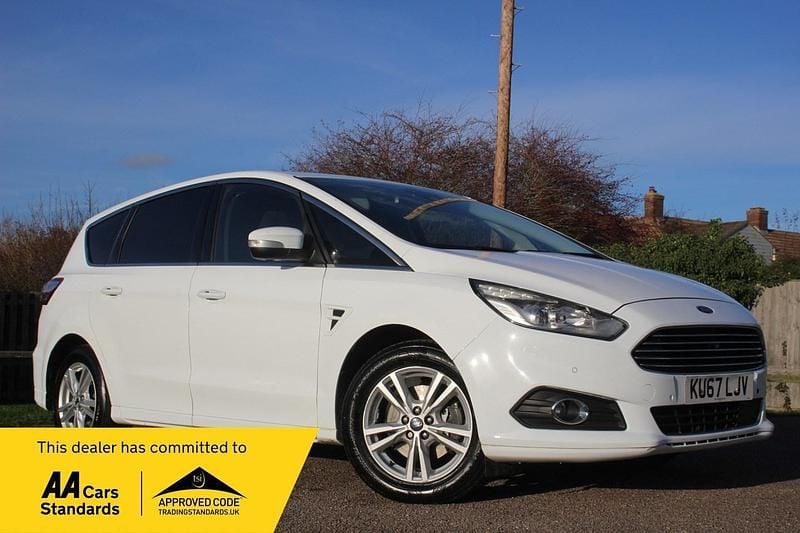 White Used 2017 Ford S-MAX Titanium MPV | £12,490 (Fair price) - Image 1/3