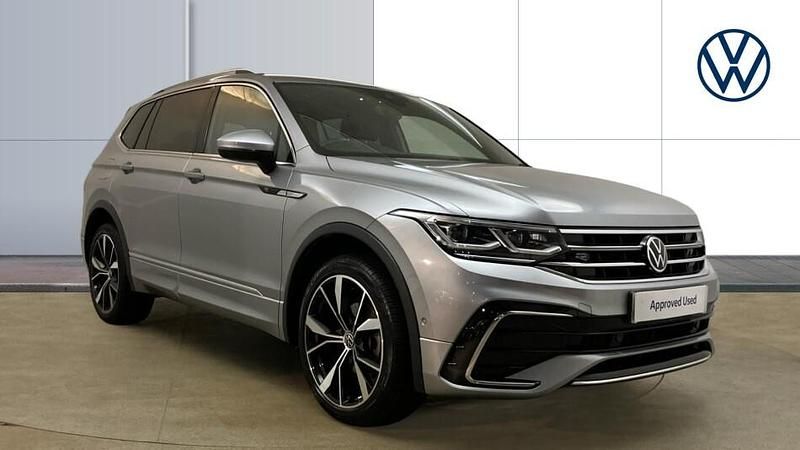Silver Used 2022 VW Tiguan Allspace R-line SUV | £26,828 (Fair price) - Image 1/3
