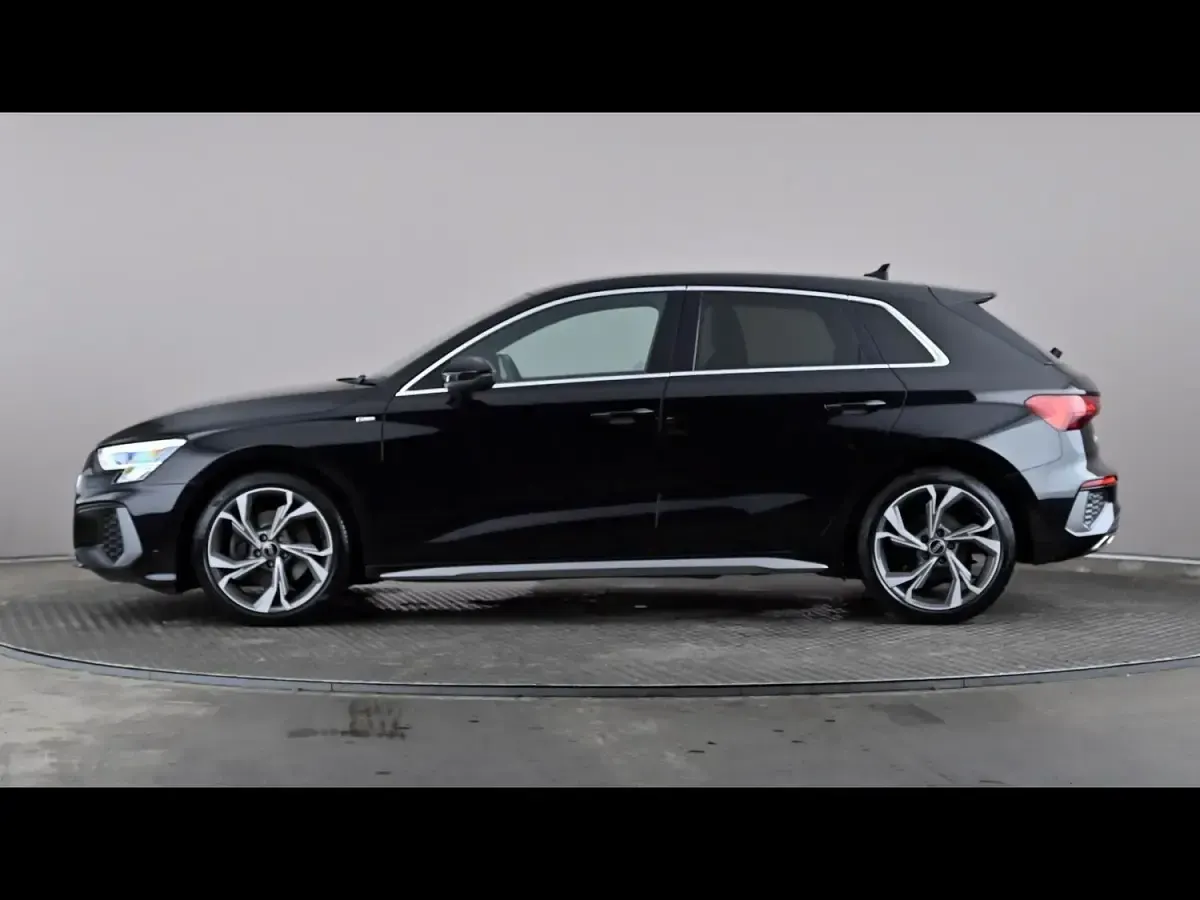 Used Audi A3 S-Line 150 HP (110 kW) 2021 Black Sedan