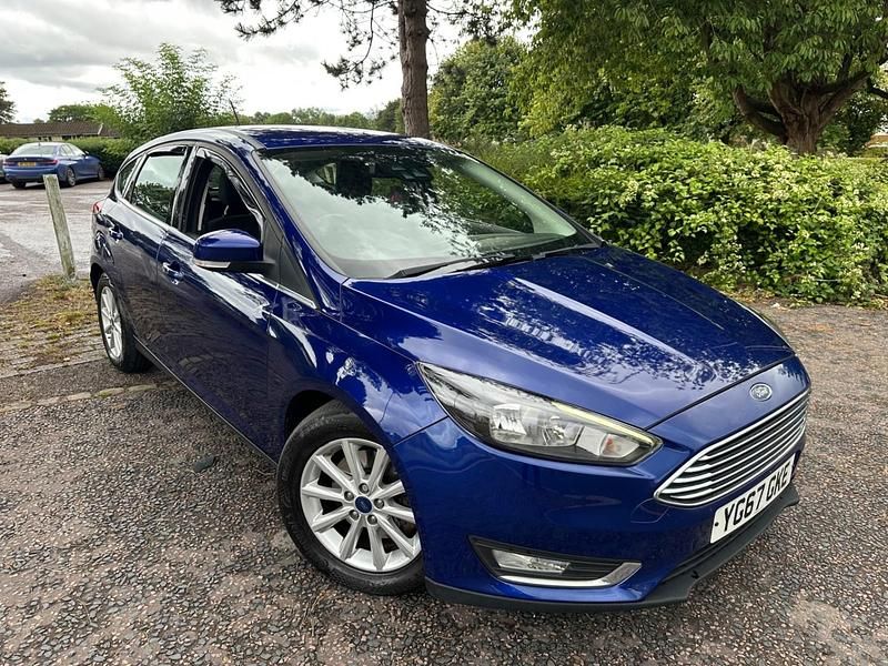 Blue Used 2017 Ford Focus Titanium Hatchback | £6,995 (Super price) - Image 1/4