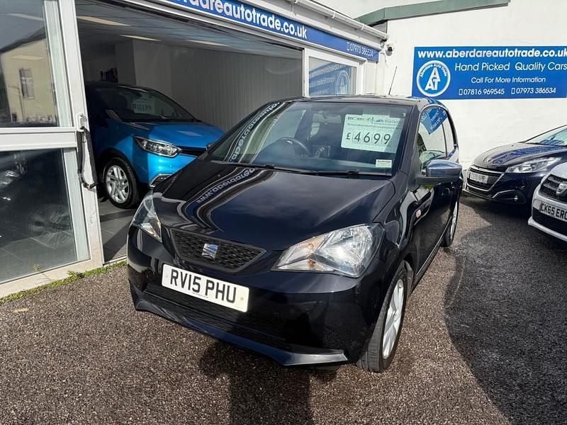 Black Used 2015 Seat Mii Hatchback | £4,699 (Fair price) - Image 1/4