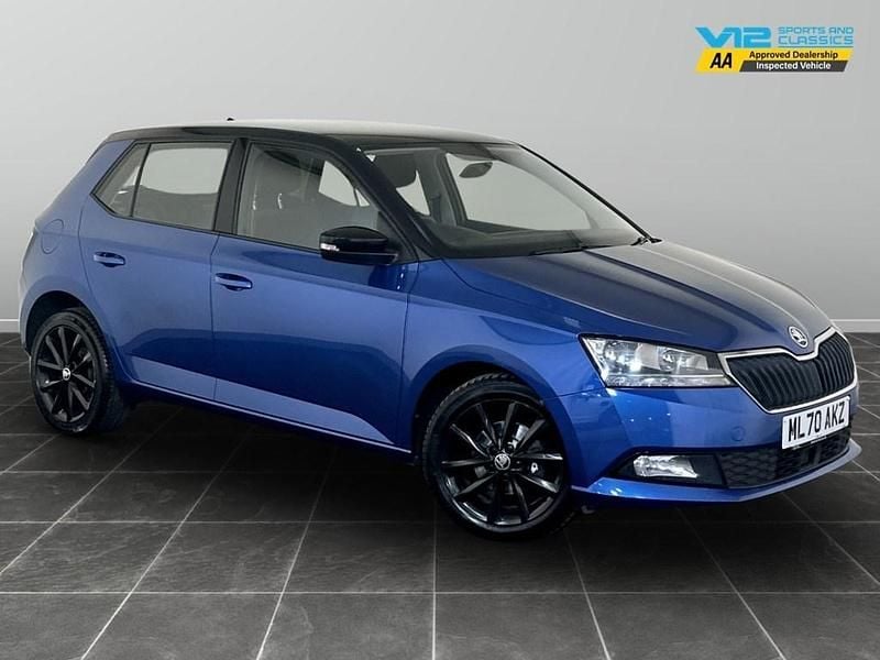 Blue Used 2020 Skoda Fabia Colour Edition Hatchback | £6,295 (Good price) - Image 1/2