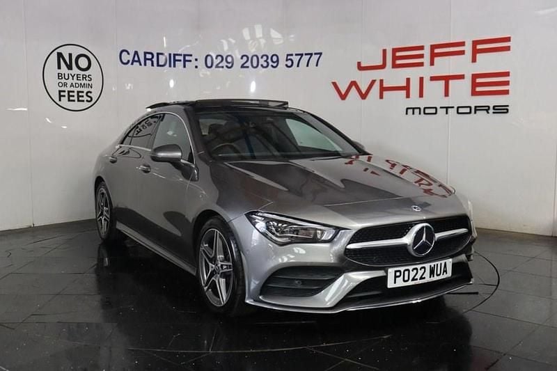 Grey Used 2022 Mercedes CLA200 AMG Line Premium Plus Coupe | £25,988 (Good price) - Image 1/4