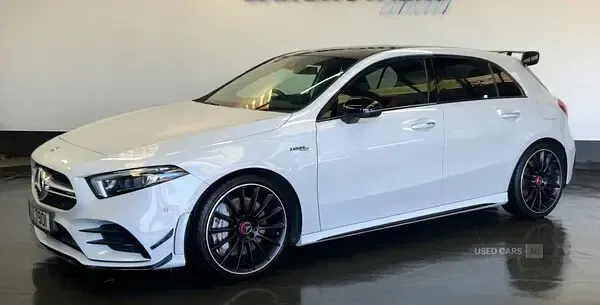 Used Mercedes A35 AMG Premium Plus 2019 White Hatchback