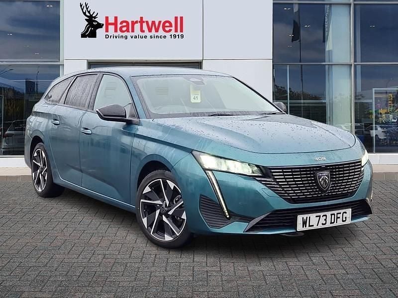 Metallic avatar blue Used 2024 Peugeot 308 SW Allure Premium Estate | £17,299 (Fair price) - Image 1/3