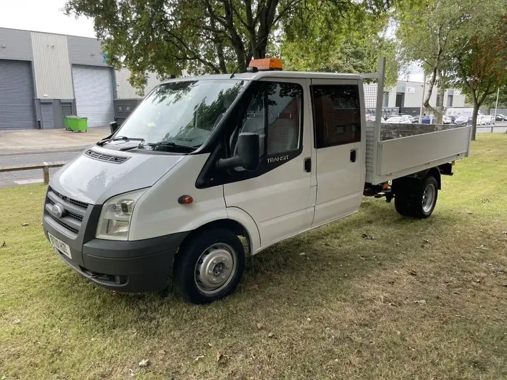 Used Ford Transit 100 HP (73 kW) 2010 White Cabriolet