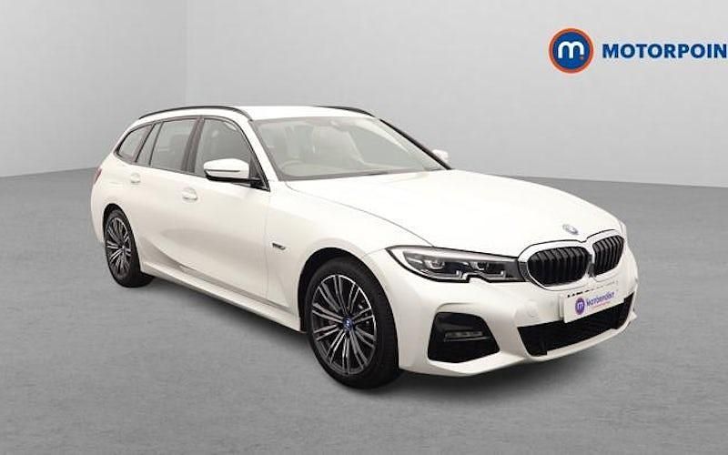 Used BMW 330e M Sport 292 HP (214 kW) 2021 White Estate