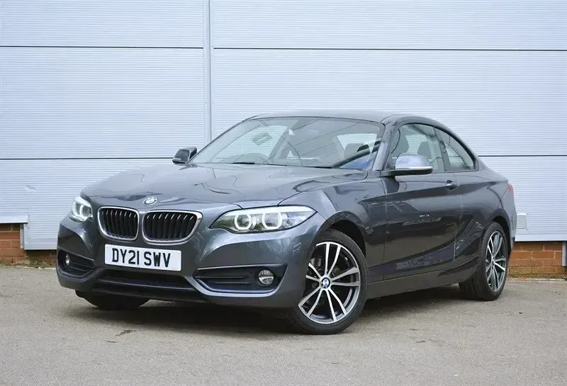 Used BMW 218 Sport Line 136 HP (100 kW) 2021 Grey Coupe